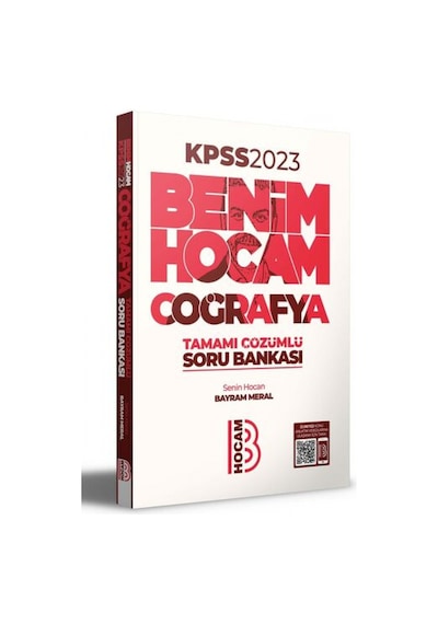 2023 KPSS Coğrafya Tamamı Çözümlü Soru Bankası- Benim Hocam Yayınları
