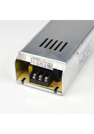 12Volt 10 Amper Slim İnce Kasa Şerit Led Trafosu Adaptörü 12V 10A