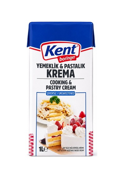 Kent Boringer Yağlı Bitkisel Krema 1 Kg