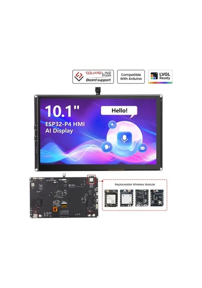Elecrow Crowpanel Advanced 10.1 İnç Esp32-p4 Hmı Dokunmatik Ips Ekran 1024x600
