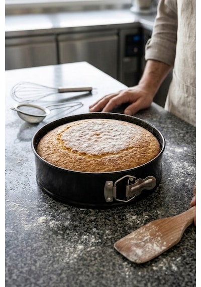 Cooker 26 Cm Kelepçeli Kek Kalıbı Ckr3563 Siyah