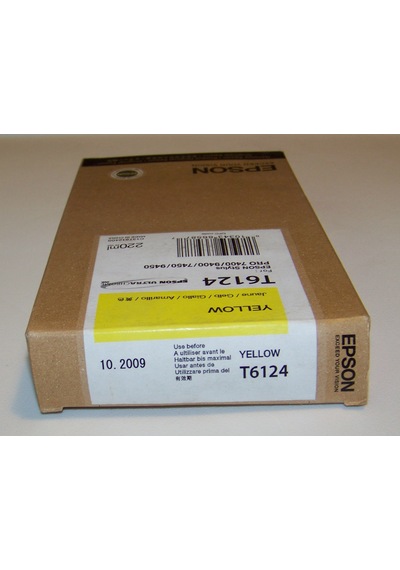 Epson T6124 Yellow 220Ml Kartuş ***10/2009 ***