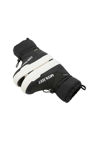 N001 Black Bot Kız Çocuk 80d3440090 Moon Boot Jr Park Tube Mid Wp Siyah