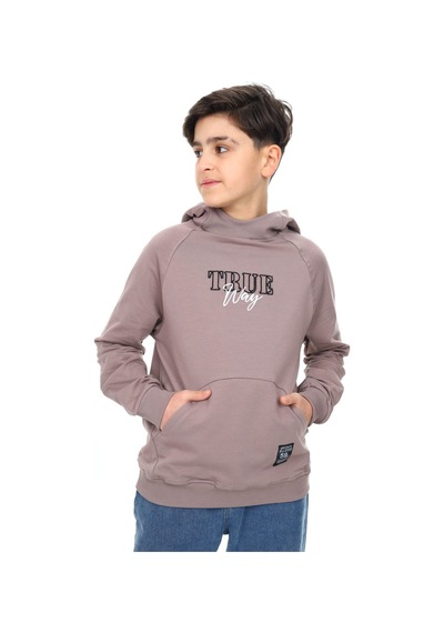 Toontoy Kids Toontoy Erkek Çocuk Relax Fit Kapüşonlu Cepli Reglan Kol Baskılı Sweatshirt - 2 İplik Kahve Toontoy Kids Toontoy Erkek Çocuk Relax Fit Kapüşonlu Cepli Reglan Kol Baskılı Sweatshirt - 2 İplik Kahve