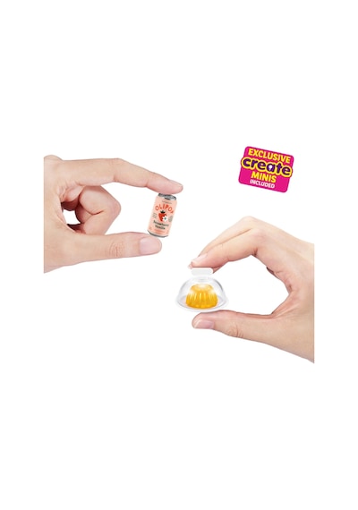 Mini Brands Mini Buzdolabı Seti Işıklı Mini Fridge + Mini Yiyecek Aksesuarları Oyuncak