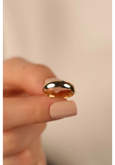 Çgk Çiğdem Gürel Kuyumculuk 5mm Alyans Altın Yüzük Gold