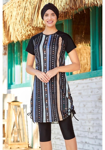 Adasea 3409 Yarım Kol Taytlı Mayo 001