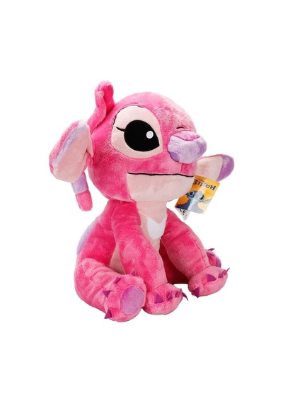 Büyük Boy Angel Peluş Oyuncak 45 Cm - Yumuşacık Pembe Stitch Serisi