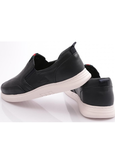 Dgn 6151 Erkek Yani Lastikli Sneaker Ayakkabi 6151-2505-R1078 Lacivert