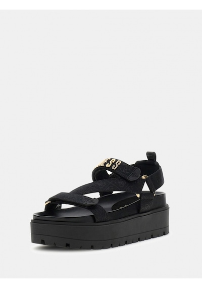 Guess Fetta Kadın Siyah Sandalet Fljfttfal03-black Siyah