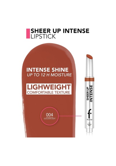 Sheer Up Intense Lipstick-004 Glden Edıt Çok Renkli