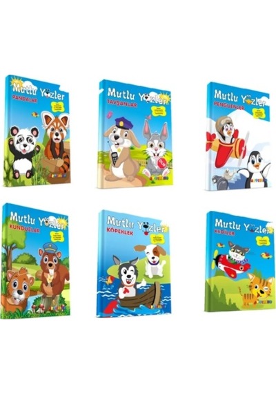 Mutlu Yüzler 6'lı Set Artenino Yayınları