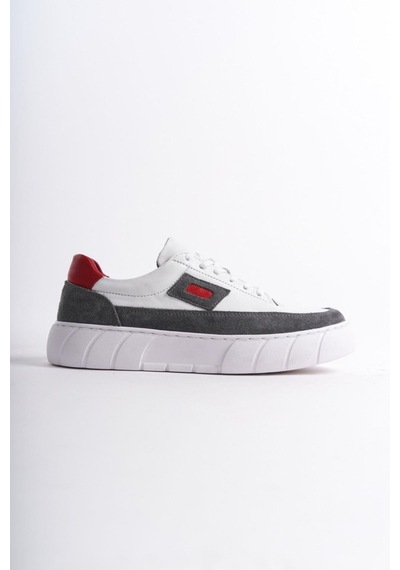 Mubiano Hakiki Deri Erkek Spor Ayakkabı & Sneaker Gri -mbkryd203-gr Gri