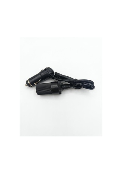 Araç Çakmaklık Uzatma Kablosu 12-24 Volt 10 Amper 2 X1 Mm Ttr Bakır 75cm-siyah