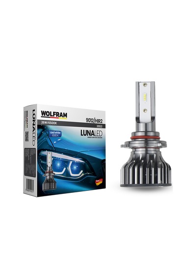 Set Led Xenon Hır2 Cool White Luna Wolfram -