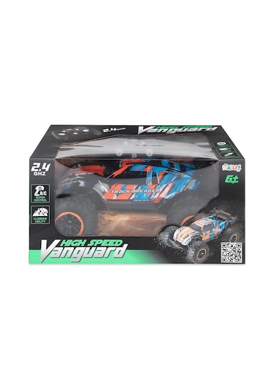 40 Cm Dev Boy 4x4 Uzaktan Kumandalı Araba 1:16 Ölçek Şarjlı Off-road Arazi Aracı Turuncu Mavi