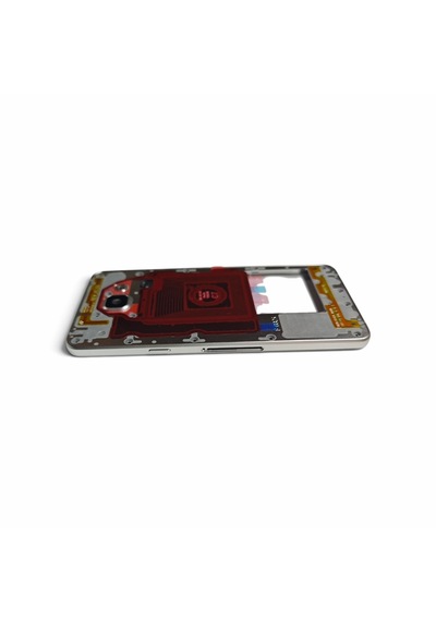 A510 Orta Kasa Galaxy A510 Uyumlu Beyaz Renk Orta Kasa Çerçeve + Ses Açma On Off Tuş Plastik Kamera Camı Hoparlör Nfc