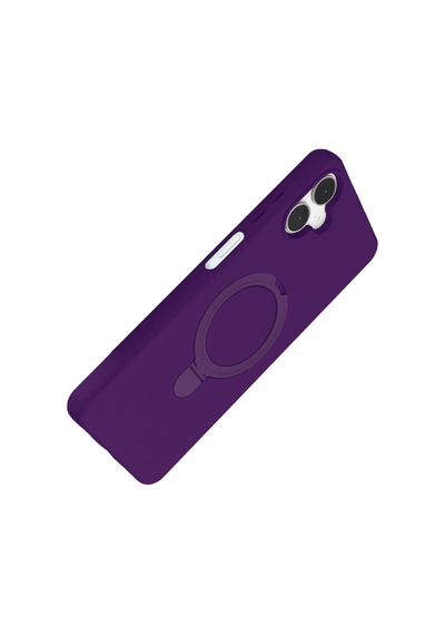Samsung Galaxy A06 Uyumlu Regal Magsafe Standlı Kapak - Derin Mor