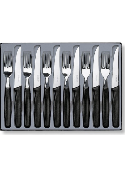Victorinox Çatal & Bıçak Seti 12 Adet Gümüş