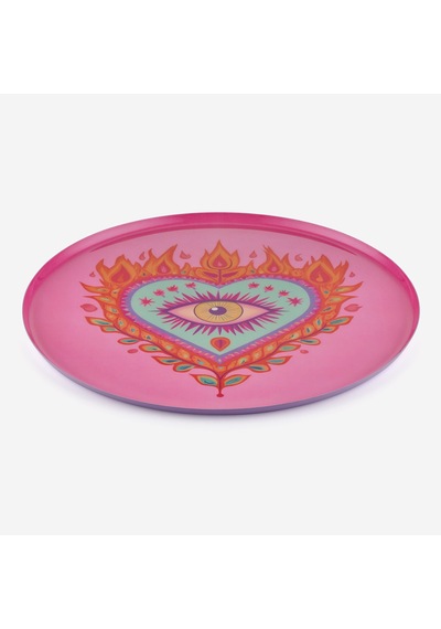 Turuncu Demir Latinaeye Tepsi 31x1x31 Cm