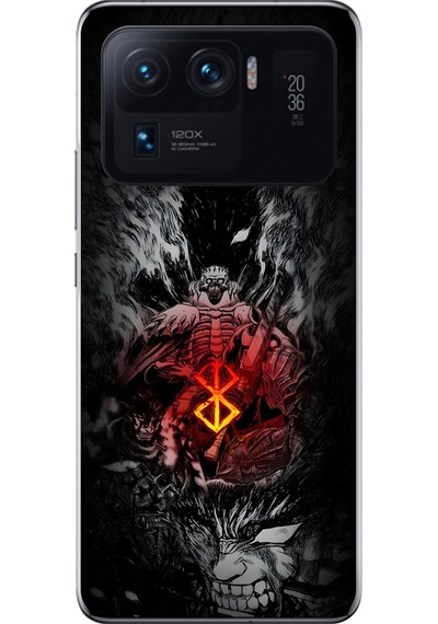 Xiaomi Mi 11 Pro Uyumlu Şeffaf Kılıf Berserk 2 Tasarımlı