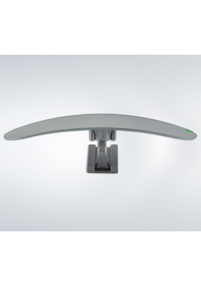 Ova-5 Dik-Eğik Kollu Universal Iç Dikiz Aynası 24X5 Cm Gri