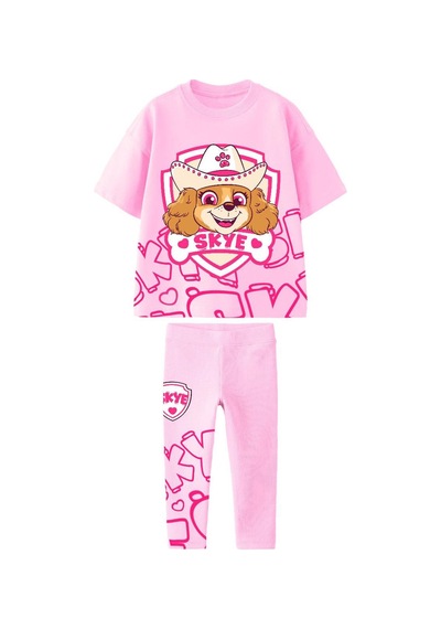 Lolliboomkids Kız Çocuk %100 Pamuk Sevimli Şapkalı Köpek Baskılı Tshirt Tayt Alt Üst Takım 2 Parça Pembe Lolliboomkids Kız Çocuk %100 Pamuk Sevimli Şapkalı Köpek Baskılı Tshirt Tayt Alt Üst Takım 2 Parça Pembe