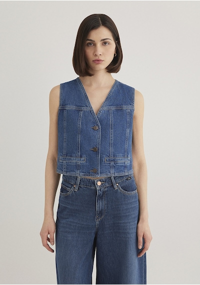 Mavi - Merlin Tencel X Refıbra Denim Yelek 1110265-85670 Mavi