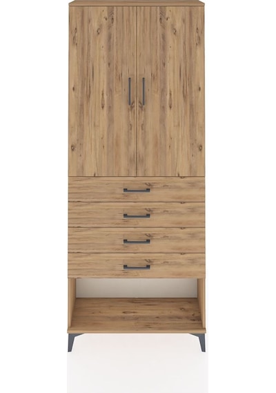 Arges Dolap 88x30x221 Çam-çam Çam