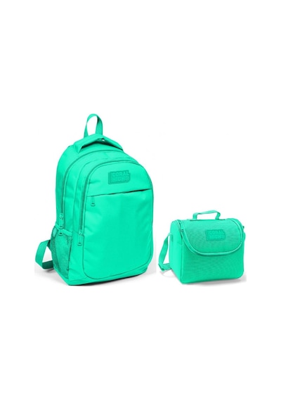 Coral High Kız Çocuk Yeşil Okul Sırt Çantası ve Beslenme Çantası
