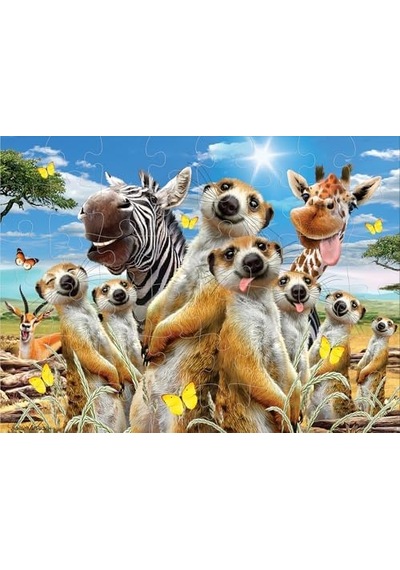 3d - Mirket Selfie - 48 Parça Puzzle