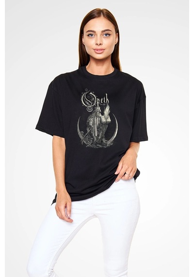 Startmore Opeth Siyah Unisex Oversize Tişört T-shirt Siyah