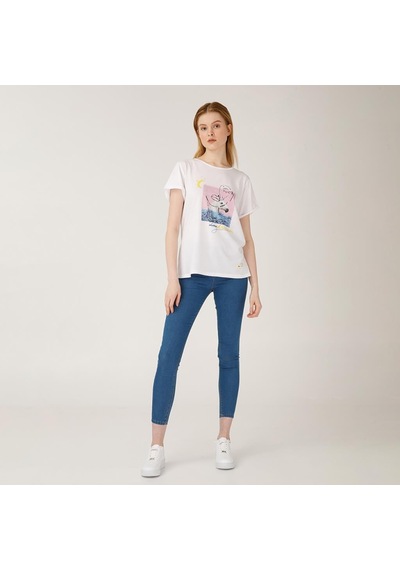 Biggdesign Faces Dreamer Kadın T-Shirt