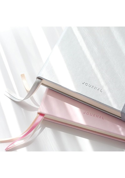 A5 Bullet Journal Noktalı Defter 140 Gr. 80 Yaprak Silver Glow