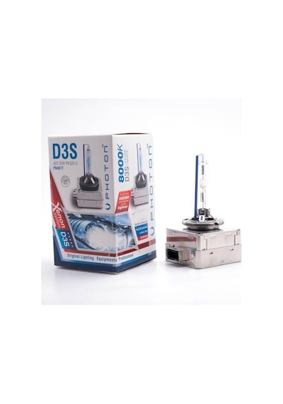 Megamarket06 Photon D3s Xenon Oto Ampulü 8000k Azure White Buz Mavi