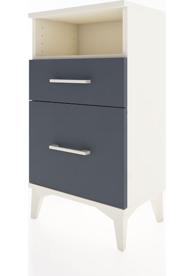 Arges Komodin 3 Çekmeceli 44x30x80 Aytaşı-antrasit Aytaşı