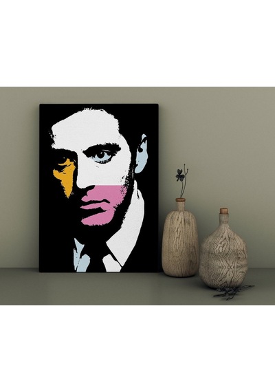 Bk Home Al Pacino Pop Art Tasarımlı Kanvas Tablo 30X50Cm-1