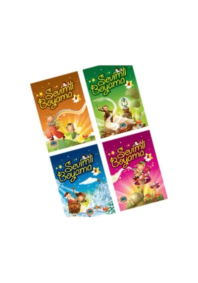 Sevimli Boyama 4 Takım - Dlkj-876496