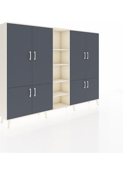 Arges Dolap 14 Raflı 8 Kapaklı 220x30x163 Aytaşı-antrasit/aytaşı Antrasıt/aytası - Aytası Arges Dolap 14 Raflı 8 Kapaklı 220x30x163 Aytaşı-antrasit/aytaşı Antrasıt/aytası - Aytası
