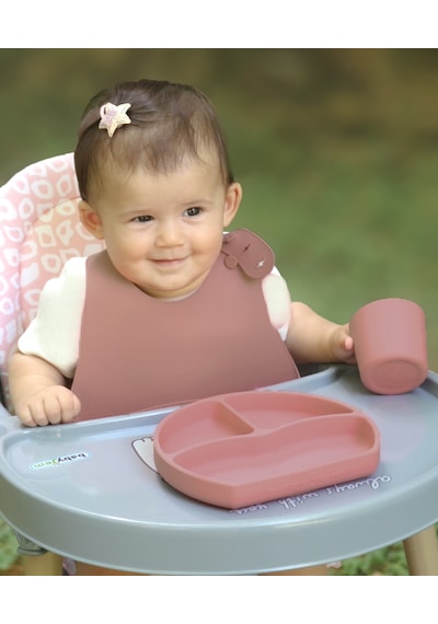 Babyjem Silikon Besklenme Seti Mocha 7284 Gülkurusu