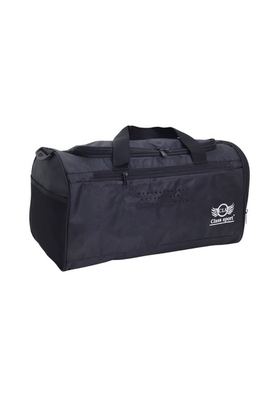 Probag Siyah Spor Ve Seyahat Çantası Ayakkabı Bölmeli, Su Geçirmez, Omuz Askılı Antrenman Çantası Siyah