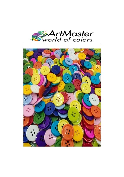 Renkli Ahşap Düğme 60 Adet 1 Paket Sanat Etkinlik Okul Kreş Anasınıfı 1.2cm 50 Adet 2.5cm 10 Adet Süsleme Düğmesi