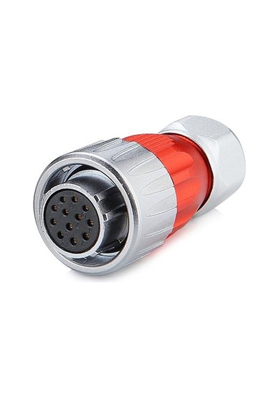 Dh-20-j12pe-03-001 12-pin Su Geçirmez Konnektör - Dişi