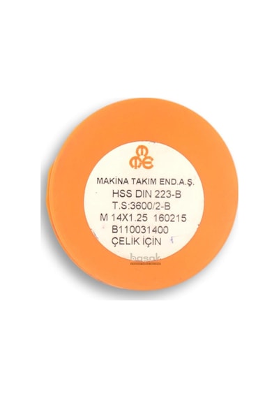 Mte M14 X 1.25 Pafta İnce Vidalı Hss Dın 223/b