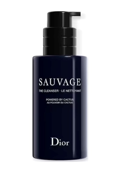 Dior Sauvage The Cleanser - Face Cleanser For Men Black Charcoal And Cactus 125 Ml