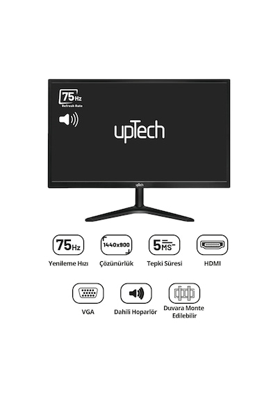Uptech HD190S 19" 5 MS 75 Hz VGA HDMI LED Monitör