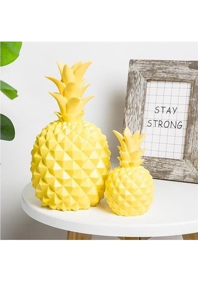 Sylar Ananas Şeklinde Desenli Büyük Boy Pilli Masa Ve Gece Lambası Renkli