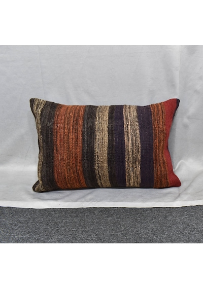 Zehra Abla Halı Yeni El Dokuma Dekoratif Kilim Kırlent Yastık Kılıfı 6243