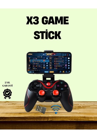Ergonomik Tasarımlı Şarjlı Kablosuz Gamepad Mh-hs8288-2111
