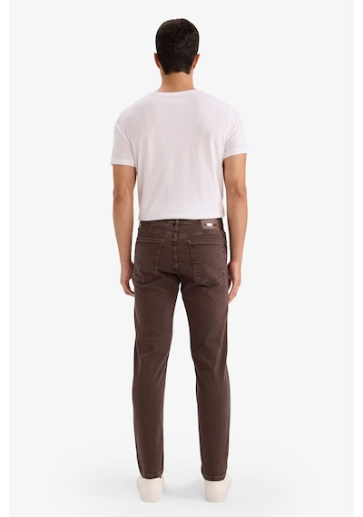 Defacto Slim Tapered Fit Dar Kalıp Normal Bel Daralan Paça Jean Pantolon F4046ax25wnbn539 Kahve-bn539 Defacto Slim Tapered Fit Dar Kalıp Normal Bel Daralan Paça Jean Pantolon F4046ax25wnbn539 Kahve-bn539